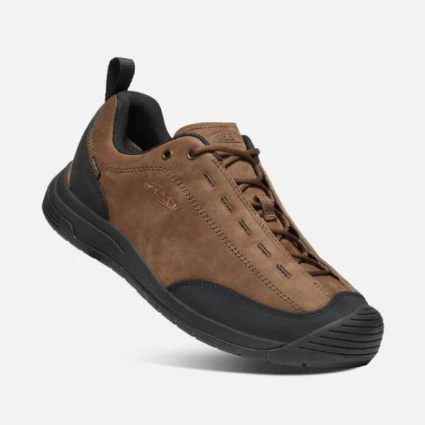 Keen Outlet Men's Jasper II Waterproof Shoe-Dark Earth/Black - Click Image to Close