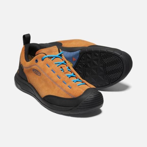 Keen Outlet Men's Jasper II Waterproof Shoe-Pumpkin Spice/Black