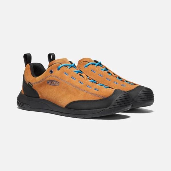 Keen Outlet Men's Jasper II Waterproof Shoe-Pumpkin Spice/Black - Click Image to Close