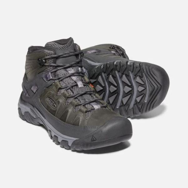 Keen Outlet Men's Targhee III Waterproof Mid-Magnet/Black - Click Image to Close