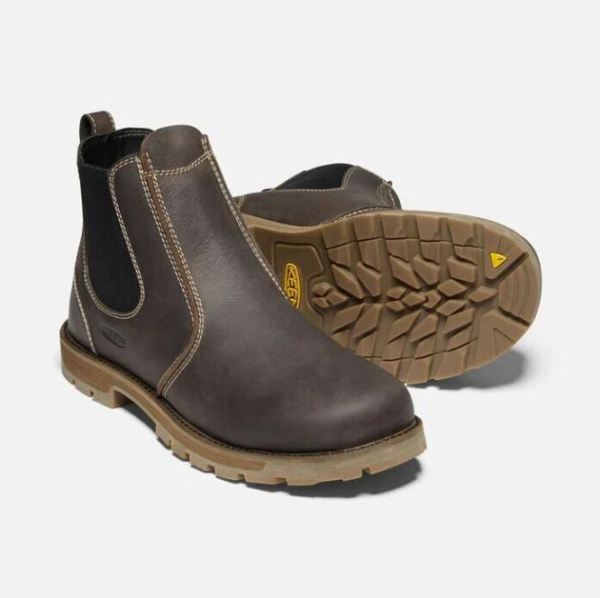 Keen Outlet Men's Seattle Romeo (Soft Toe)-Cascade Brown/Black - Click Image to Close
