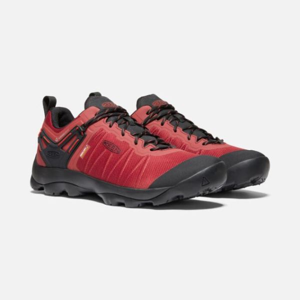 Keen Outlet Men's Venture Waterproof-Ketchup/Black - Click Image to Close