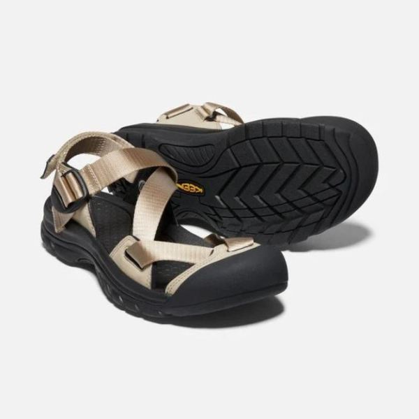 Keen Outlet Men's Zerraport II Sandal-Safari/Black - Click Image to Close