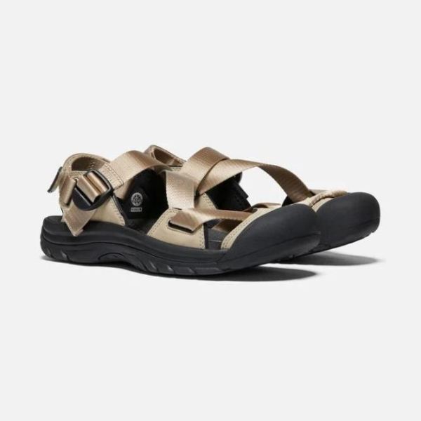 Keen Outlet Men's Zerraport II Sandal-Safari/Black