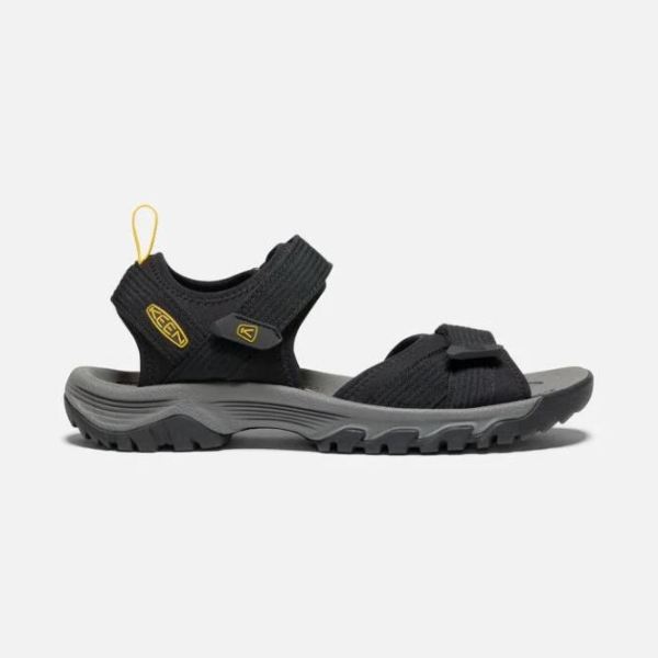 Keen Outlet Men's Targhee III Open-Toe H2-Black/Yellow