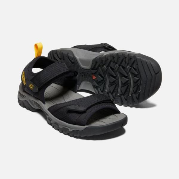 Keen Outlet Men's Targhee III Open-Toe H2-Black/Yellow - Click Image to Close