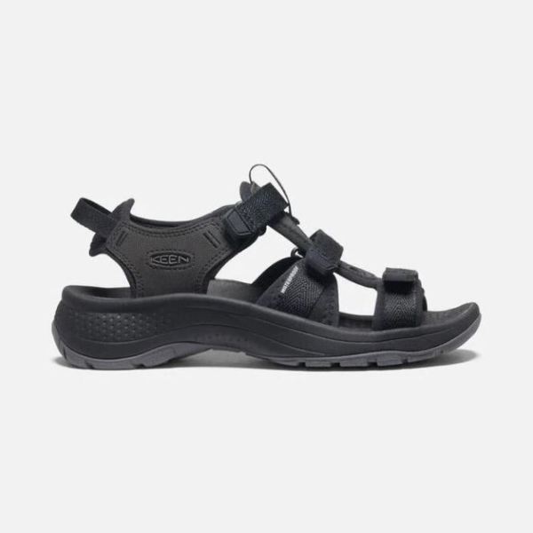 Keen Outlet Women's Astoria West Open-Toe Sandal-Black/Black - Click Image to Close