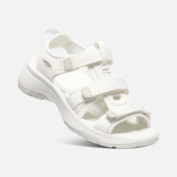 Keen Outlet Women's Astoria West Open-Toe Sandal-White - Click Image to Close