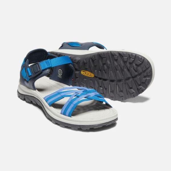 Keen Outlet Women's Terradora II Strappy Open-Toe-Navy/Mykonos Blue