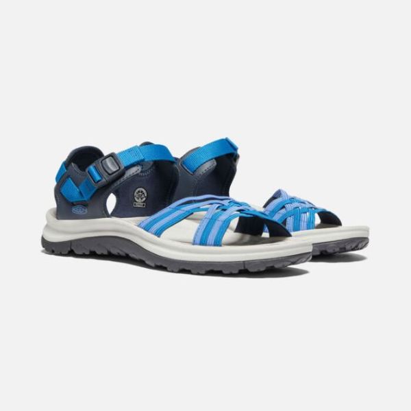 Keen Outlet Women's Terradora II Strappy Open-Toe-Navy/Mykonos Blue - Click Image to Close