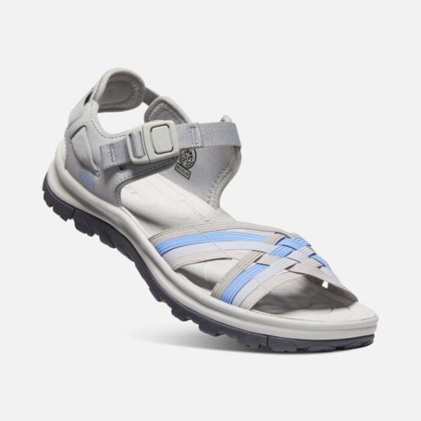 Keen Outlet Women's Terradora II Strappy Open-Toe-Grey/Hydrangea - Click Image to Close