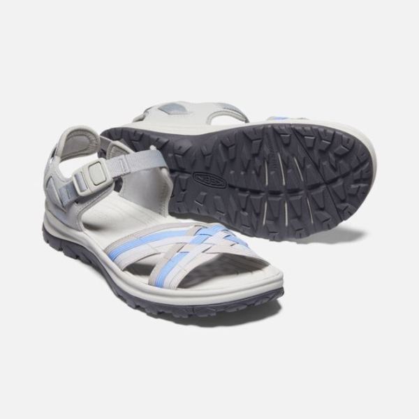 Keen Outlet Women's Terradora II Strappy Open-Toe-Grey/Hydrangea