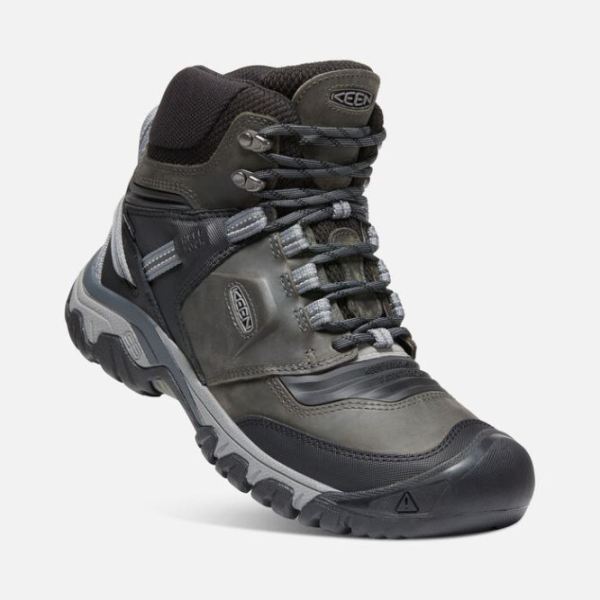 Keen Outlet Men's Ridge Flex Waterproof Boot-Magnet/Black