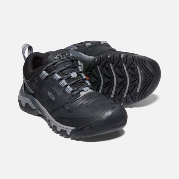 Keen Outlet Men's Ridge Flex Waterproof-Black/Magnet - Click Image to Close