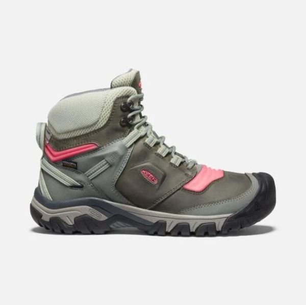 Keen Outlet Women's Ridge Flex Waterproof Boot-Castor Grey/Dubarry