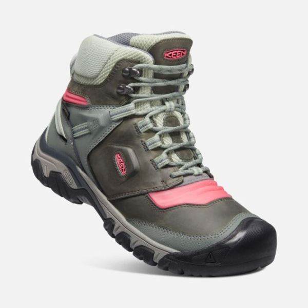 Keen Outlet Women's Ridge Flex Waterproof Boot-Castor Grey/Dubarry