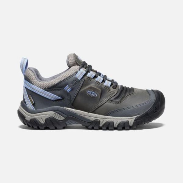 Keen Outlet Women's Ridge Flex Waterproof-Steel Grey/Hydrangea - Click Image to Close