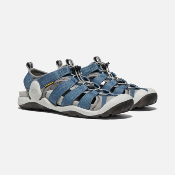 Keen Outlet Men's CNX II-Midnight Navy/Real Teal