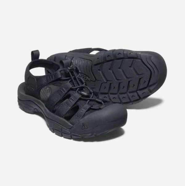Keen Outlet Women's Newport H2-Triple Black - Click Image to Close