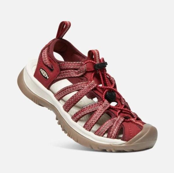 Keen Outlet Women's Whisper-Red Dahlia