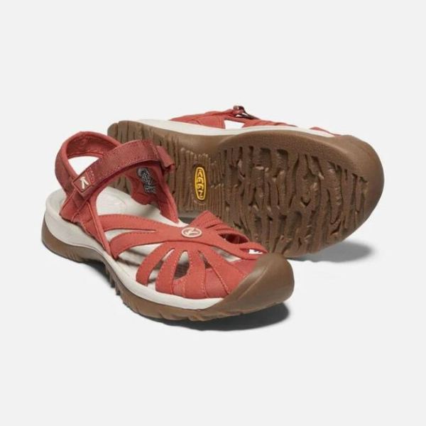 Keen Outlet Women's Rose Sandal-Redwood - Click Image to Close