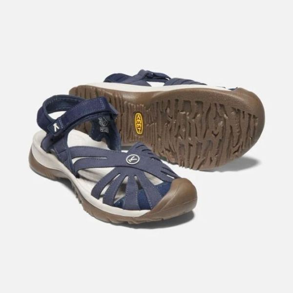Keen Outlet Women's Rose Sandal-Navy - Click Image to Close