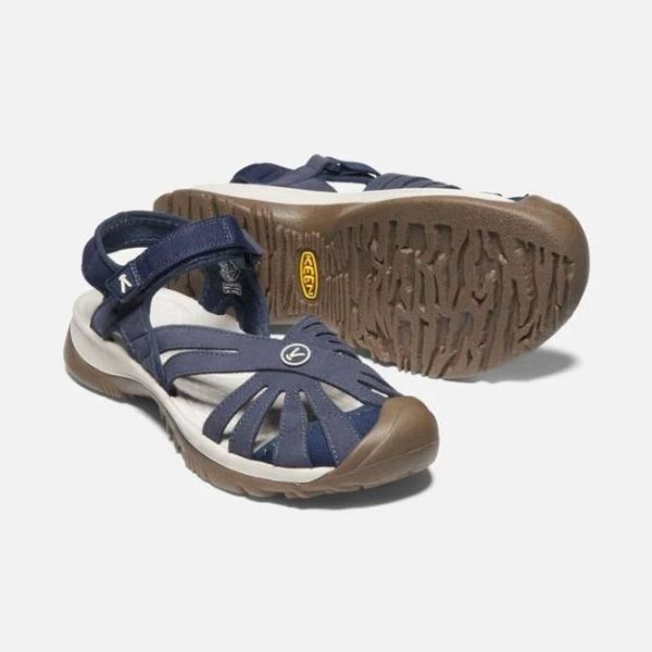 Keen Outlet Women's Rose Sandal-Navy