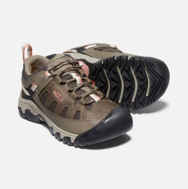 Keen Outlet Women's Targhee Vent-Stone Gray/Brick Dust