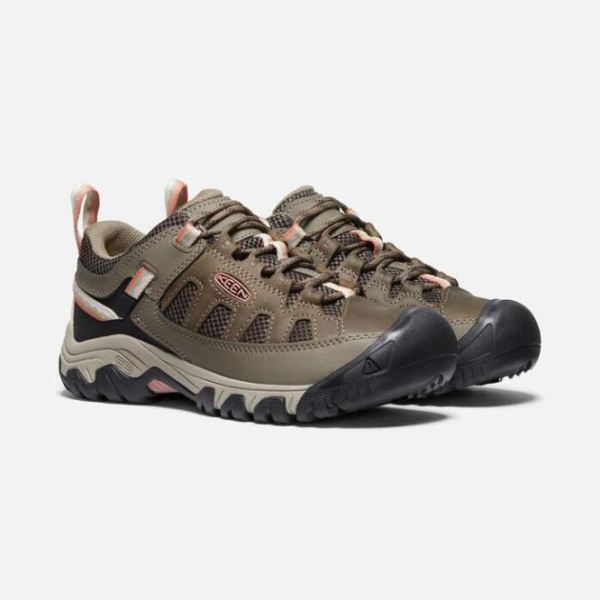 Keen Outlet Women's Targhee Vent-Stone Gray/Brick Dust