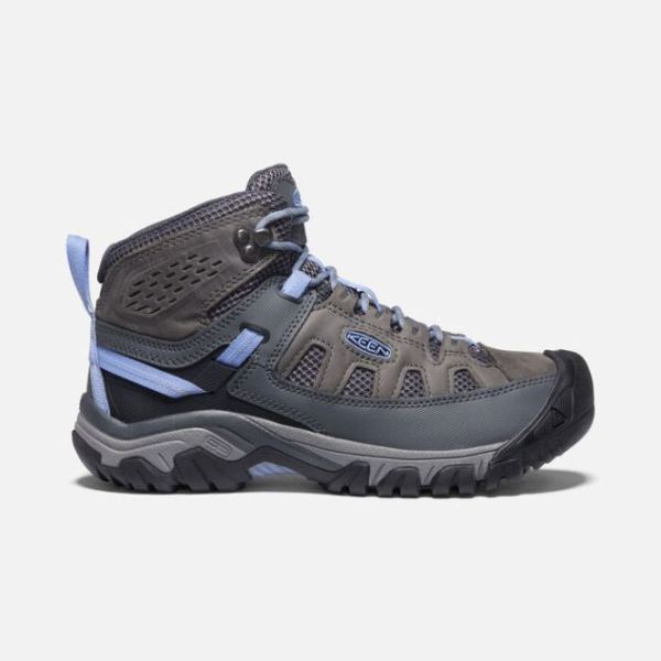 Keen Outlet Women's Targhee Vent Mid-Steel Grey/Hydrangea - Click Image to Close