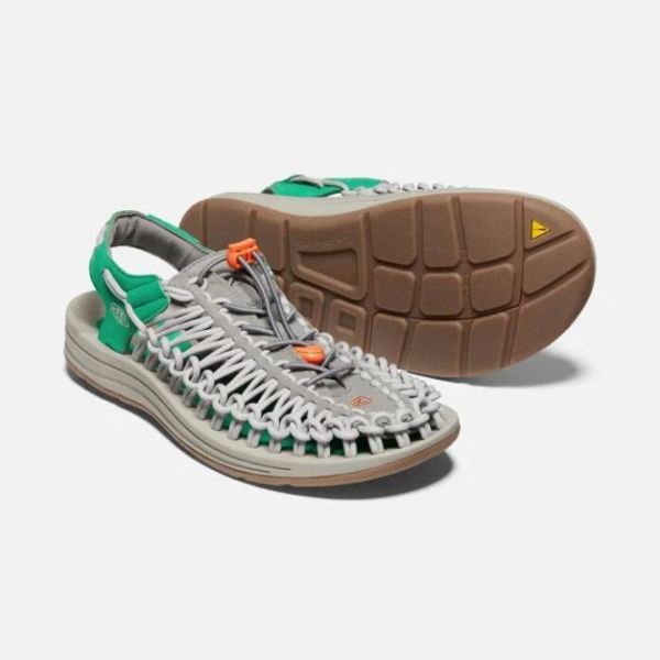 Keen Outlet Men's UNEEK-Steel Grey/Jolly Green - Click Image to Close