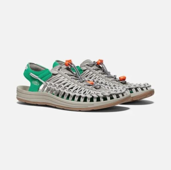 Keen Outlet Men's UNEEK-Steel Grey/Jolly Green - Click Image to Close