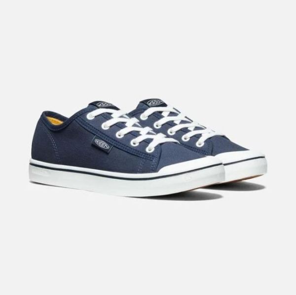 Keen Outlet Women's Elsa Lite Sneaker-Navy/White - Click Image to Close