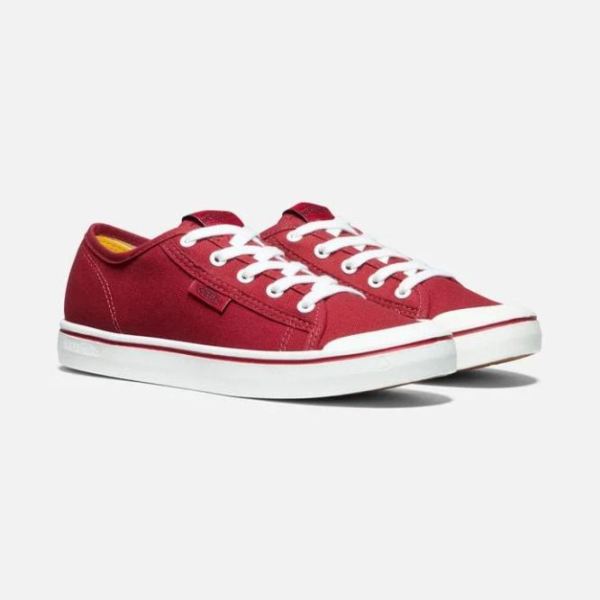 Keen Outlet Women's Elsa Lite Sneaker-Red/White