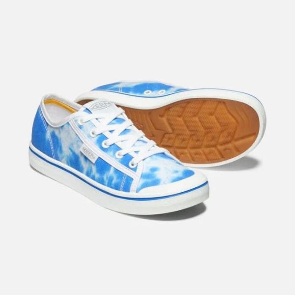 Keen Outlet Women's Elsa Lite Sneaker-Blue/White - Click Image to Close