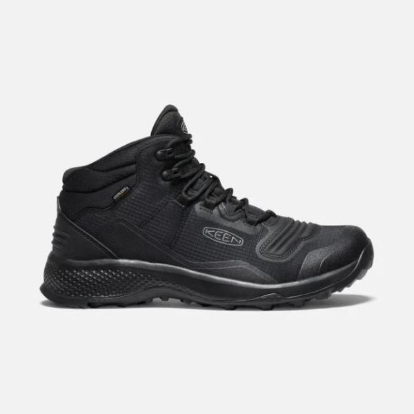 Keen Outlet Men's Tempo Flex Waterproof Boot-Triple Black