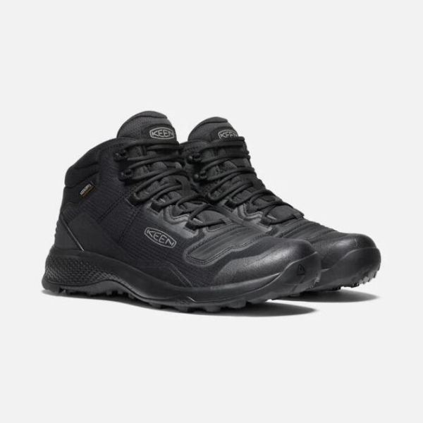 Keen Outlet Men's Tempo Flex Waterproof Boot-Triple Black - Click Image to Close
