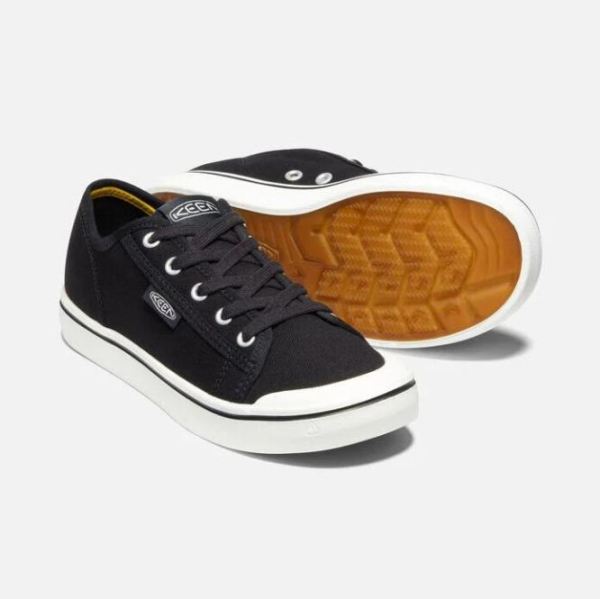 Keen Outlet Women's Elsa Lite Sneaker-Black/Star White - Click Image to Close