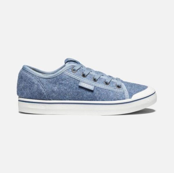 Keen Outlet Women's Elsa Lite Felt Sneaker-Blue Felt/Vapor - Click Image to Close