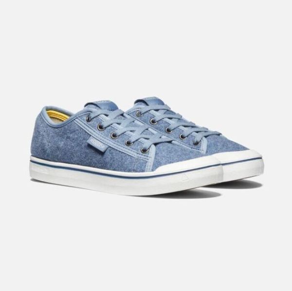 Keen Outlet Women's Elsa Lite Felt Sneaker-Blue Felt/Vapor - Click Image to Close