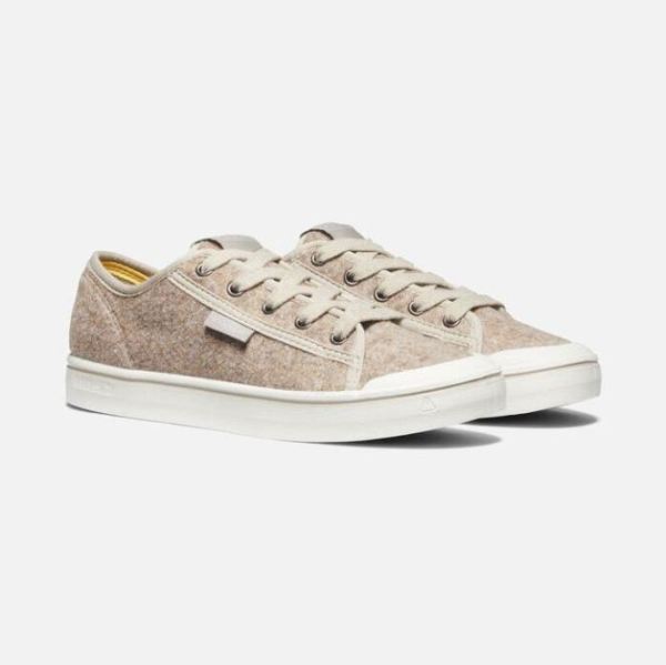 Keen Outlet Women's Elsa Lite Felt Sneaker-Taupe Felt/Silver Birch - Click Image to Close