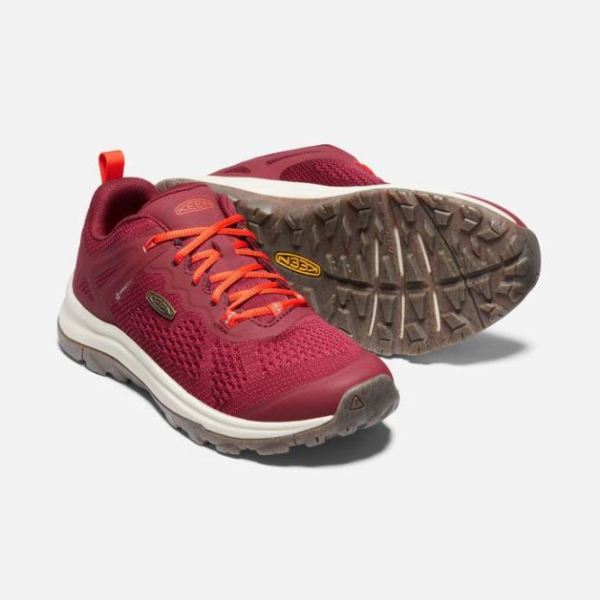 Keen Outlet Women's Terradora II Vent Shoe-Rhubarb/Orangedotcom