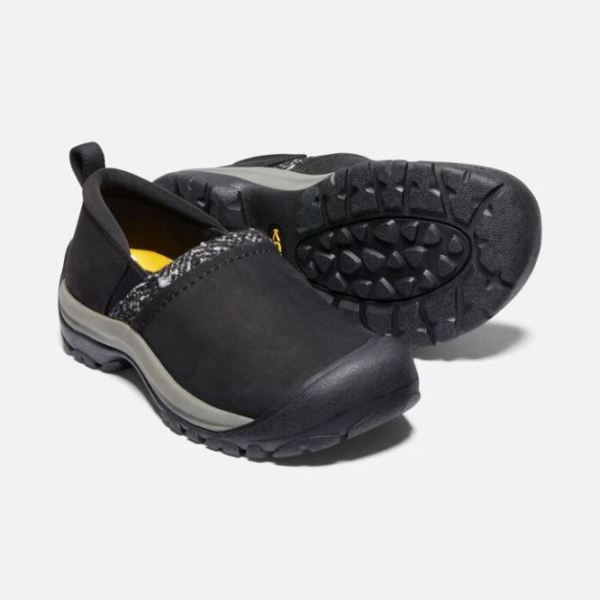 Keen Outlet Women's Kaci II Winter Slip On-Black/Steel Grey