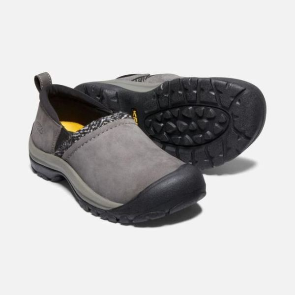 Keen Outlet Women's Kaci II Winter Slip On-Steel Grey/Black