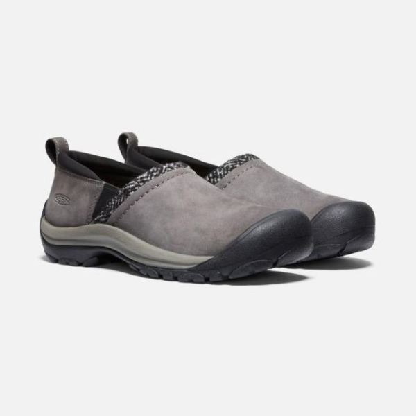 Keen Outlet Women's Kaci II Winter Slip On-Steel Grey/Black - Click Image to Close