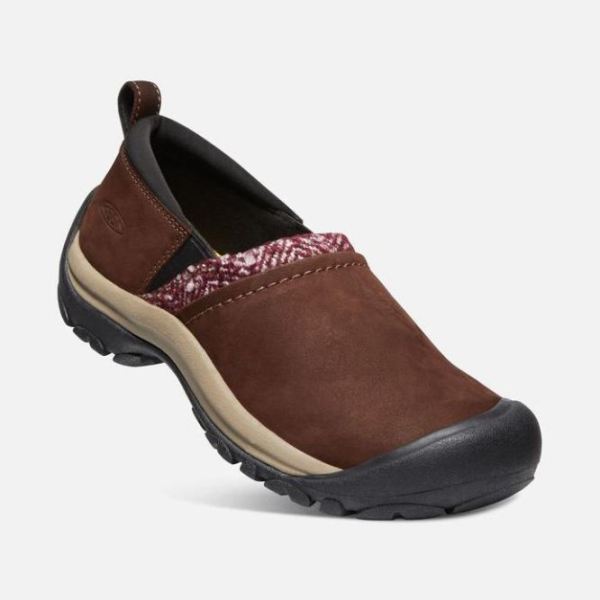 Keen Outlet Women's Kaci II Winter Slip On-Chestnut/Brindle