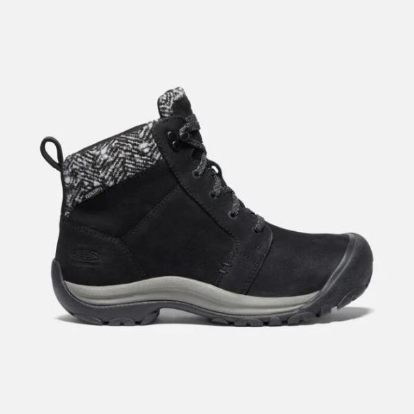 Keen Outlet Women's Kaci II Winter Waterproof Boot-Black/Black