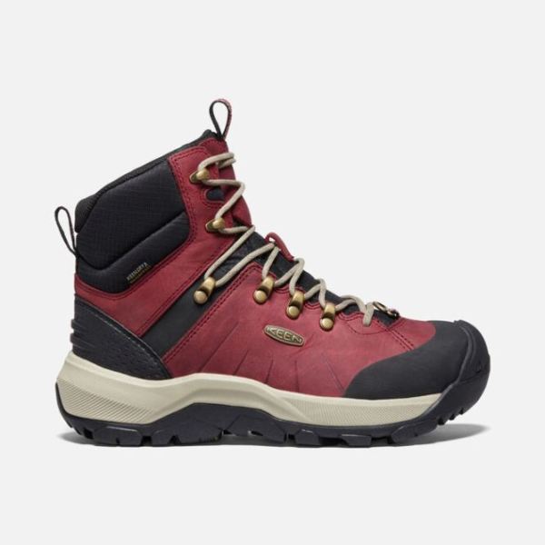 Keen Outlet Women's Revel IV Polar Boot-Rhubarb/Plaza Taupe