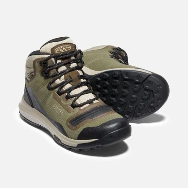 Keen Outlet Women's Tempo Flex Waterproof Boot-Capulet Olive/Rosin