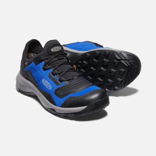 Keen Outlet Men's Tempo Flex Waterproof-Classic Blue/Drizzle